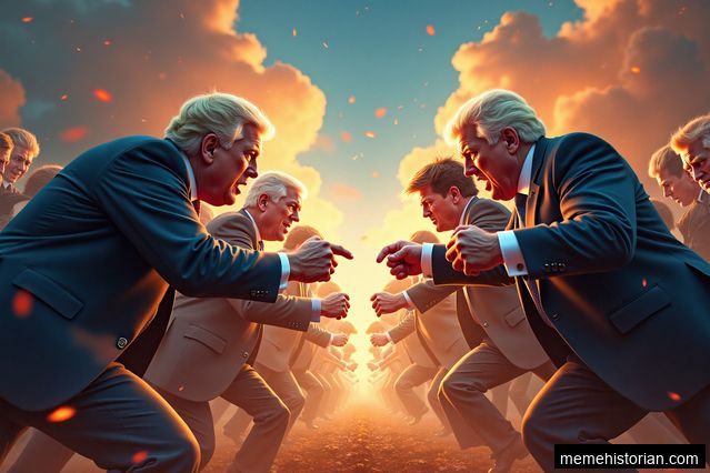 Memetic Warfare: Political Memes and Social Commentary